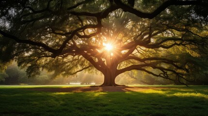 Poster - dappled sun beam