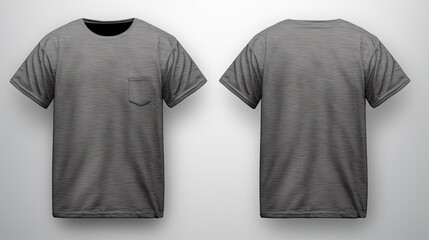 Sticker - black t-shirt template grey