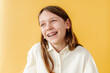 © Melissa Milis Photography/Stocksy - Tween kid with dental braces and a big smile