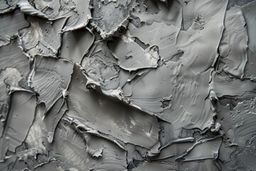 Poster - A close-up view of a piece of paint on a wall, ideal for highlighting textures and colors