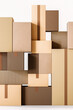 © Jakub and Jedrzej Krzyszkowski/Stocksy - Lot Of Delivery Cardboard Boxes On A White Background