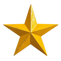 Wall Mural - yellow star shape