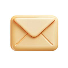 Wall Mural - gold envelope icon