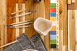 © Artem Podrez/Stocksy - Pottery Tools and Color Palette