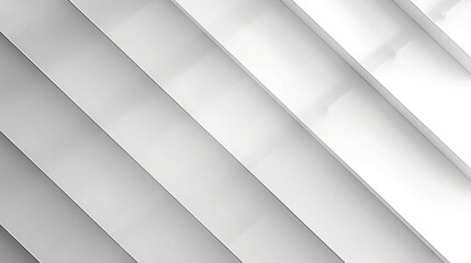 Wall Mural - Abstract White Background Diagonal Stripes Light Shadow Design Gradient Pattern Vector Banner Cover