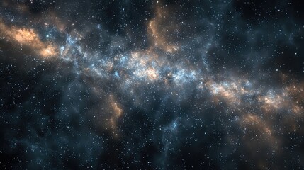 Wall Mural - milky way galaxy background with stars