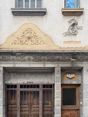 Wall Mural - building with beautiful architecture in Buenos Aires in Argentina. known for its eclectic style architecture and bustling city life.