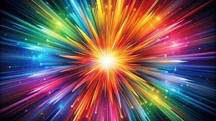 Vector colorful explosion