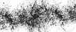 © Starlight - Panoramic close-up, high detail scan of haphazard scribble sketch, on white background, Generative AI