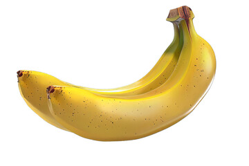 Wall Mural - Single Banana Fruit Isolated