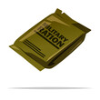 © FARBAI - Military ration package vector isolated illustration