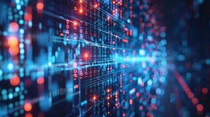 Data science, AI and cloud data concept. Computer programmer.