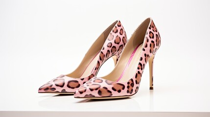 Sticker - style pink cheetah print