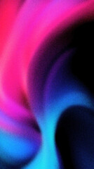 Wall Mural - teal to purple to pink abstract curvy grainy texture gradient background wallpaper