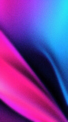 Wall Mural - teal to purple to pink abstract curvy grainy texture gradient background wallpaper