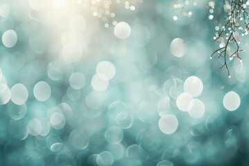 Wall Mural - a blue background with a bunch of white circles