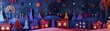 © Sweettymojidesign - Paper art style of Diwali night scene