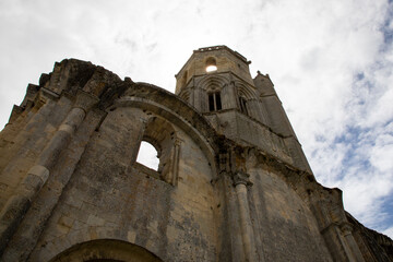 Wall Mural - Ruins of the Abbey de la Sauve-Majeure in french Nouvelle-Aquitaine region of south-west France