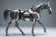 © Denis Lytiagin - Cybernetic horse. Generative AI
