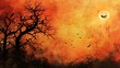 © TheWaterMeloonProjec - Halloween themed gradient on paper background with pleasing texture at full scale