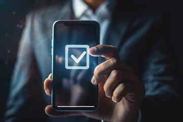Correct selection of mobile screen