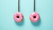 © Rasmus - two pink donuts from a string