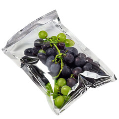 Wall Mural - Grapes on Package