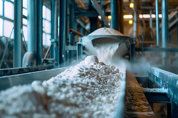 flour in the factory industry. 