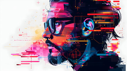 A programmer with abstract technology 