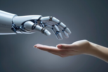 Contact between human hands and machine hands