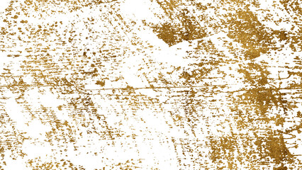 Wall Mural - Golden paint brush stroke glittering texture.