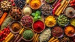 © Alon - Colorful spice background.