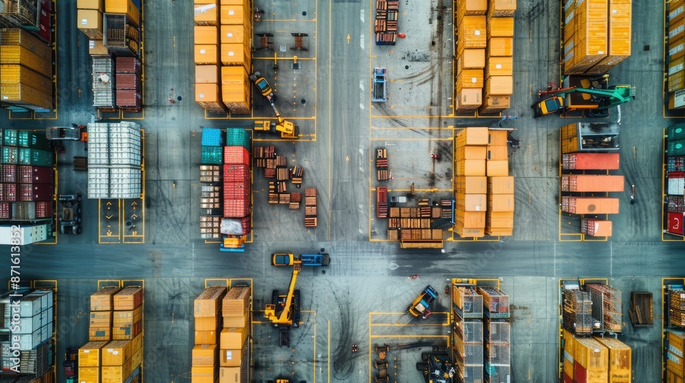 Futuristic Smart Warehouse with Robotic Arms and AI-Driven Inventory ...