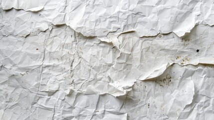 Recycled white paper background with vintage gray texture and grunge details