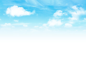 Sticker - Blue sky png border, transparent background