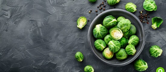 Wall Mural - Fresh Brussels Sprouts