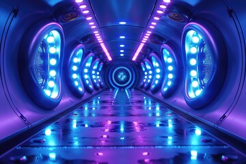 Wall Mural - future technology concept background professional photography