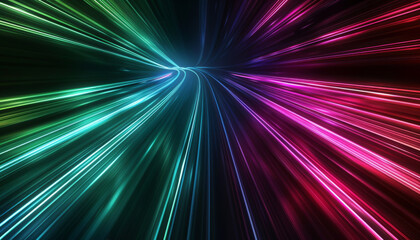 Abstract Neon Lights Background