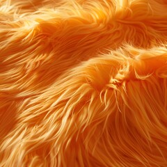 Wall Mural - orange fur background