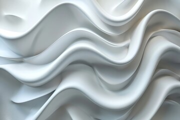 Sticker - The image is a white wave with a lot of texture