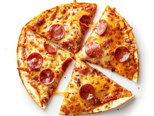 Wall Mural - Pepperoni Pizza Slices