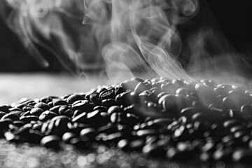 Poster - Coffee Beans Pile