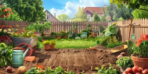 Poster - Vegetable Garden Variety