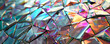 © Volodymyr - Abstract iridescent background design, 3d render, with a mosaic of tessellated shapes. The iridescent surfaces create a stunning interplay of light and color, with each piece reflecting different hues