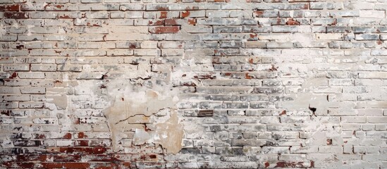 Leinwandbilder - Brick wall backdrop with empty areas for text or designs in a copy space image.
