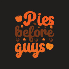 Canvas Print - Pies before guys