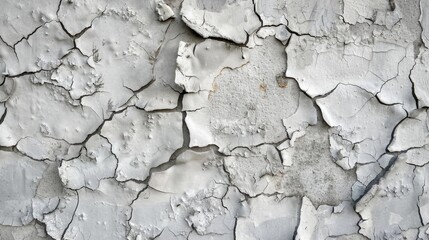 Wall Mural - Background with grungy texture of old cracked plaster wall Design template