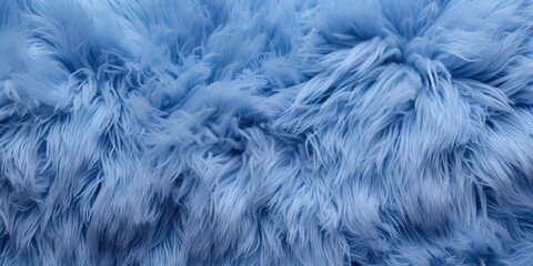  Soft Blue Fur Texture