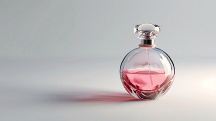 bottle of perfume isolated