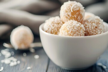 Sticker - Coconut balls in white cup